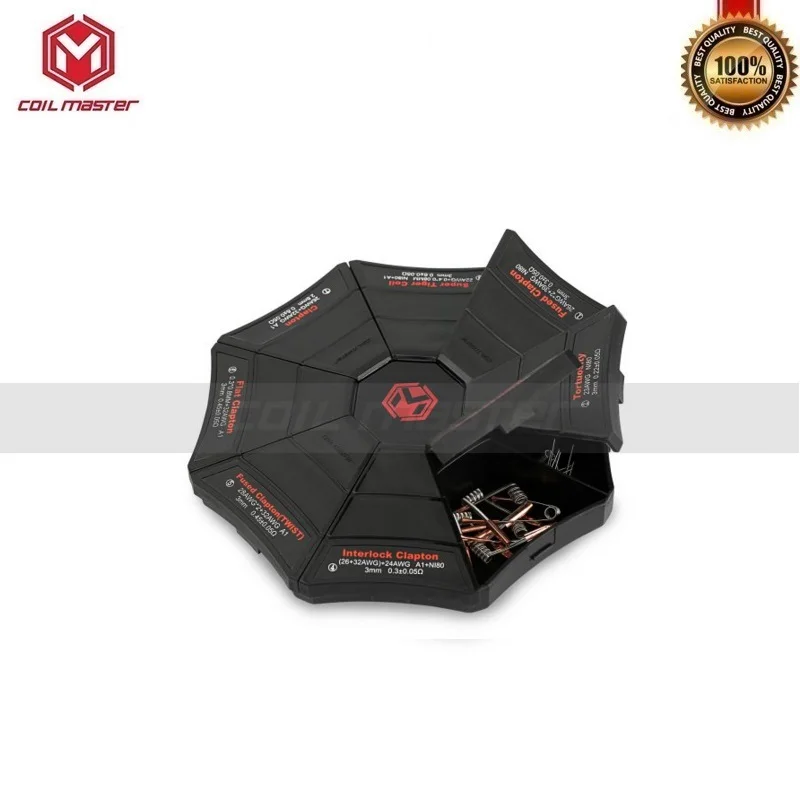 Собранная катушка Skynet Coil Master Ni80 восстановление катушек Clapton для RDA RDTA вейп Tank 8 в 1