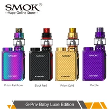 

SMOK G-PRIV Baby Luxe Edition 85W Electronic Cigarette Kit G PRIV Baby Mod with 4.5ml TFV12 Baby Prince Tank V8 Baby Q4 Q2 Coil