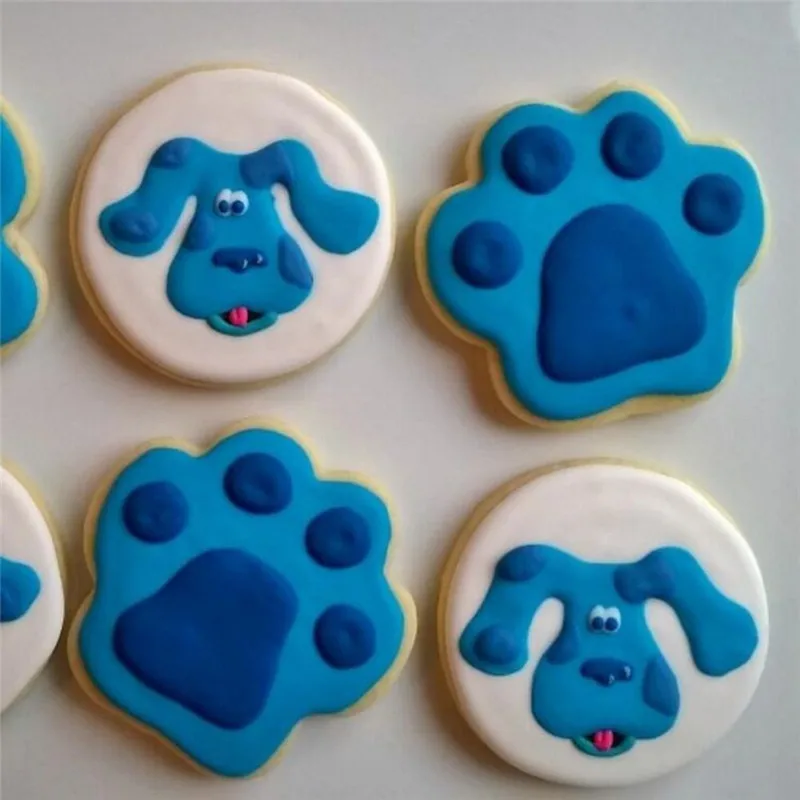 6 Styles Metal Pet Dog Bone Paw Cookie Cutter Mold Cute Cat Shape Mould DIY Fondant Sugarcraft Pastry Biscuit 3D Baking Mold