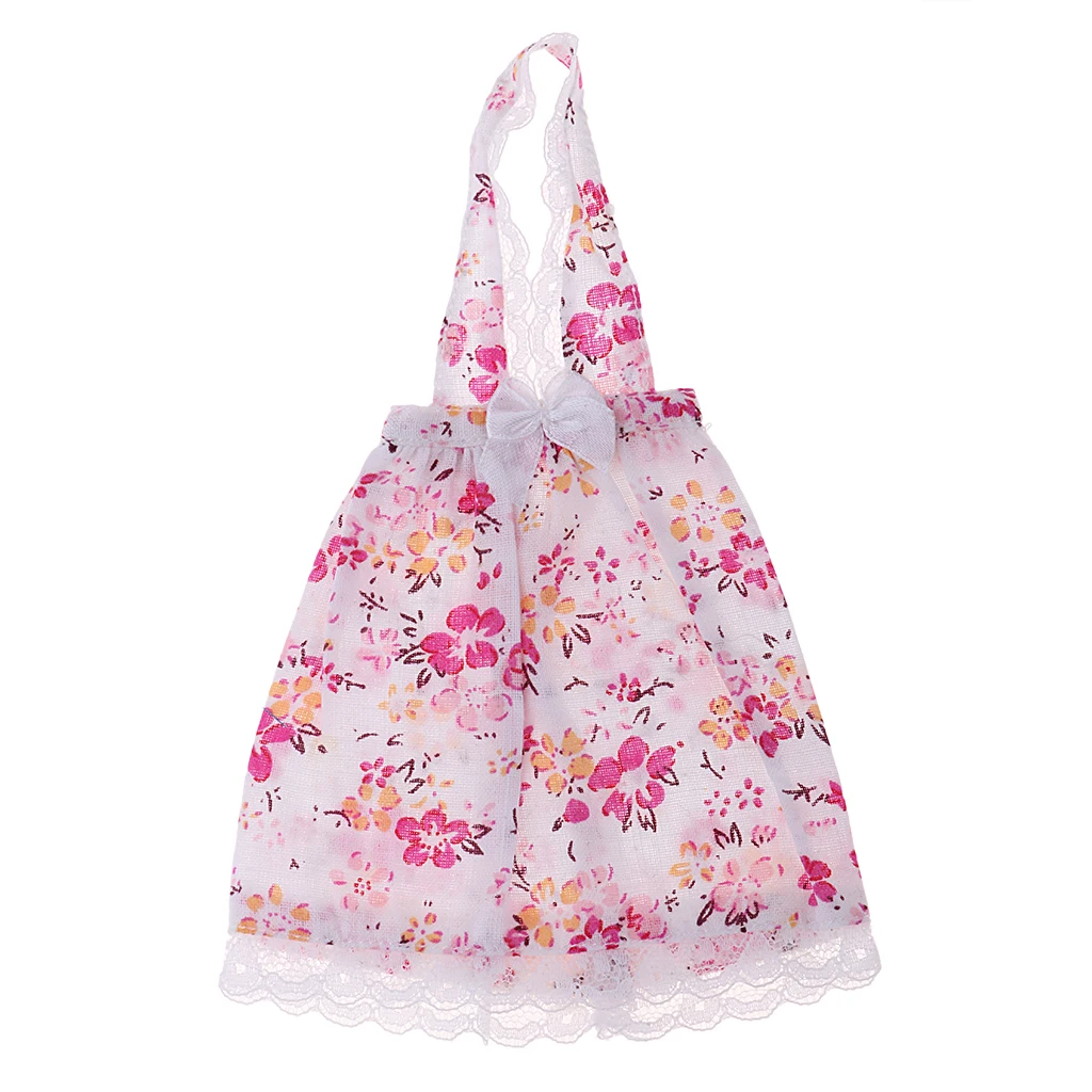 1:6 Pink Dress Women Clothing for 12