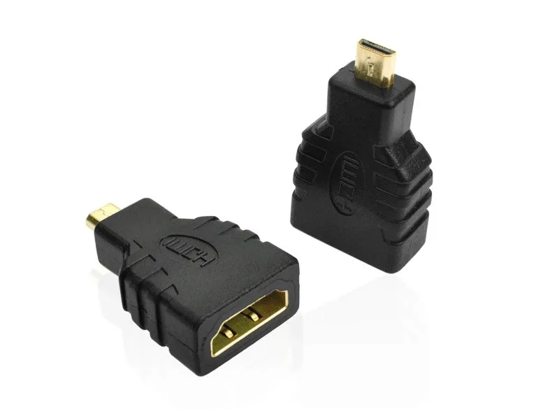 100 шт./лот HDMI Женский к Micro HDMI Тип D Мужской адаптер F/M Конвертер Разъем HD ТВ Камера для hdmi адаптер