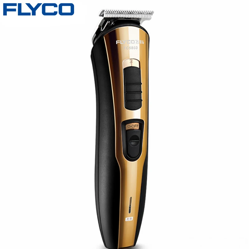 Flyco Gold 100-220 V триммер для стрижки волос для детей, собака, кошка, борода, Tondeuse chevex Professional nelle электрическое Бритье машина FC5803