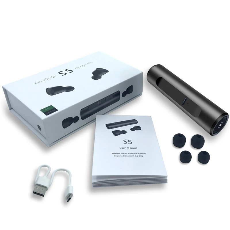 XLSTO Wireless Bluetooth 5.0 Earphone IPX7 Waterproof Headset Stereo mini Earbuds With Charging Box Micro handsfree Earphones (4)