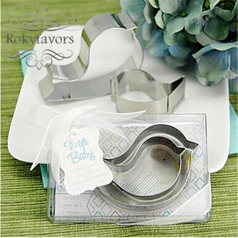 FREE SHIPPING 30SETS Love Birds Cookie Cutter Baby Shower Party Event