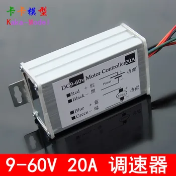 

Dc Motor Governor 20a 9v-60v Wide Voltage Dc Promise Motor Speed Control Metal Shell T1