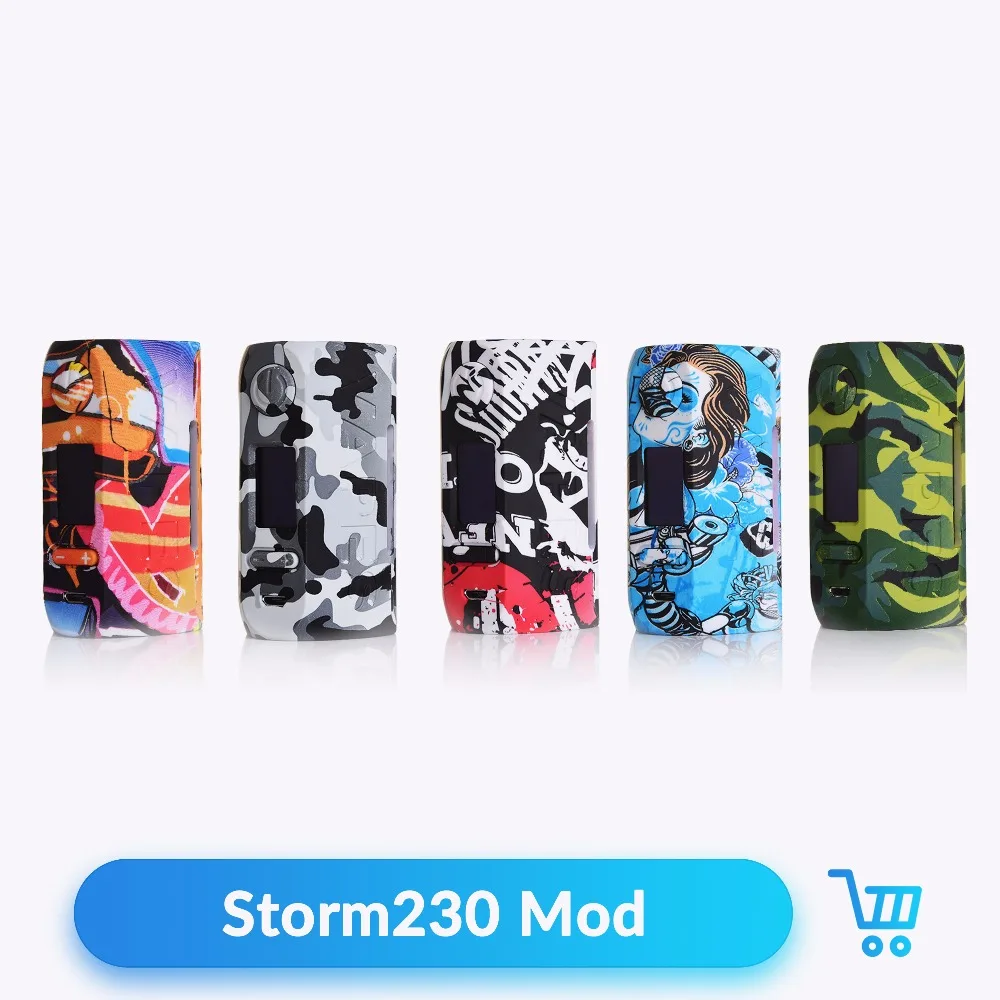 Оригинальный бокс мод Vapor Storm 230 200 Вт VW TCR без аккумулятора 18650 с двойной катушкой