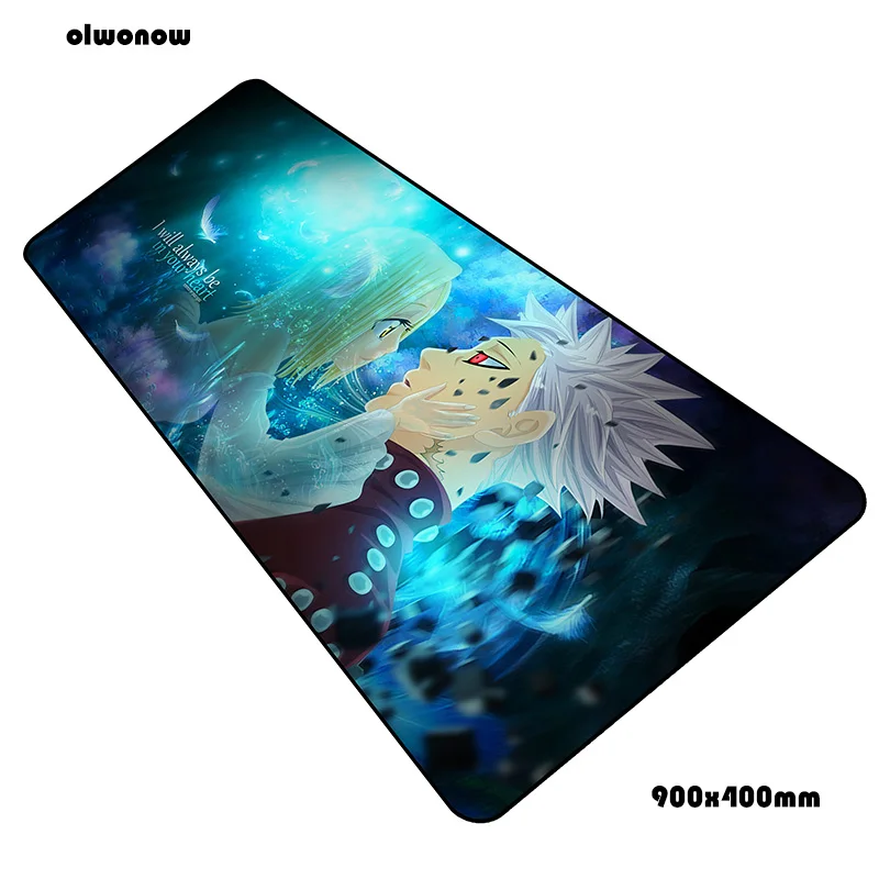 Nanatsu no taizai padmouse 900x400x3 мм игровой коврик для мыши мышь под заказ геймер компьютерный стол мальчик подарок коврик notbook mousemate pc