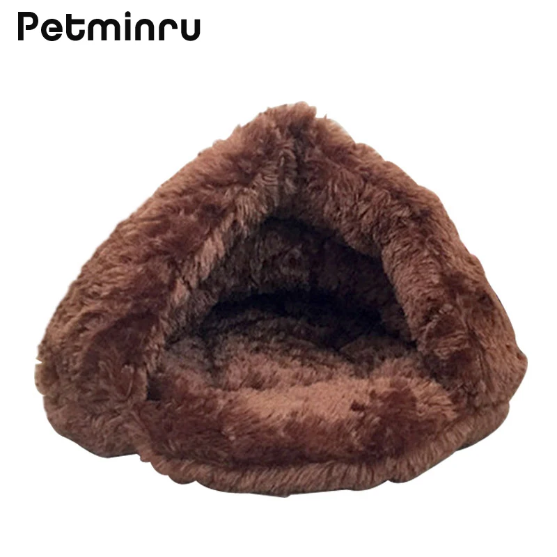 

Petminru Warm pet house Pet small Dog Bed Winter Soft Dog Cat Kennel washable dog House Mats pet supplies Nest Sofas