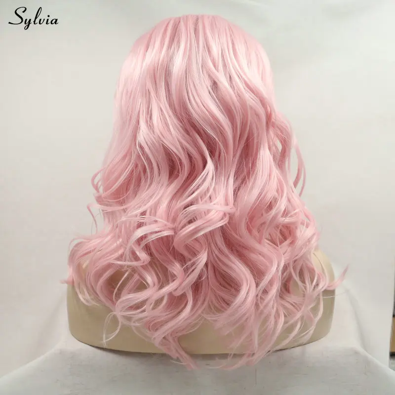 pastel pink synthetic hair  (6)