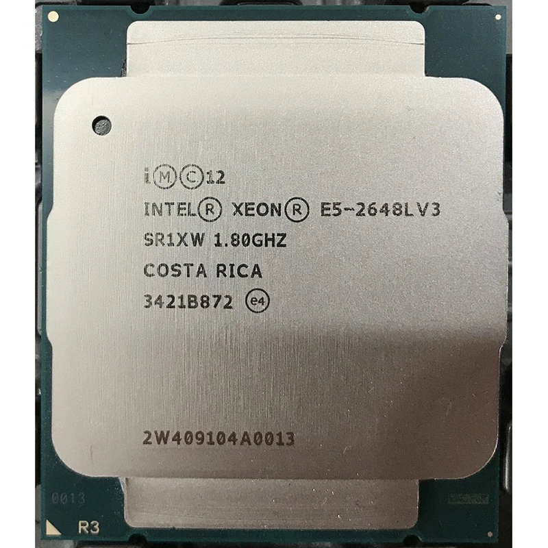 E5 2648LV3 positive 12/24 1.8 loaded with 2.1 core 2.5G