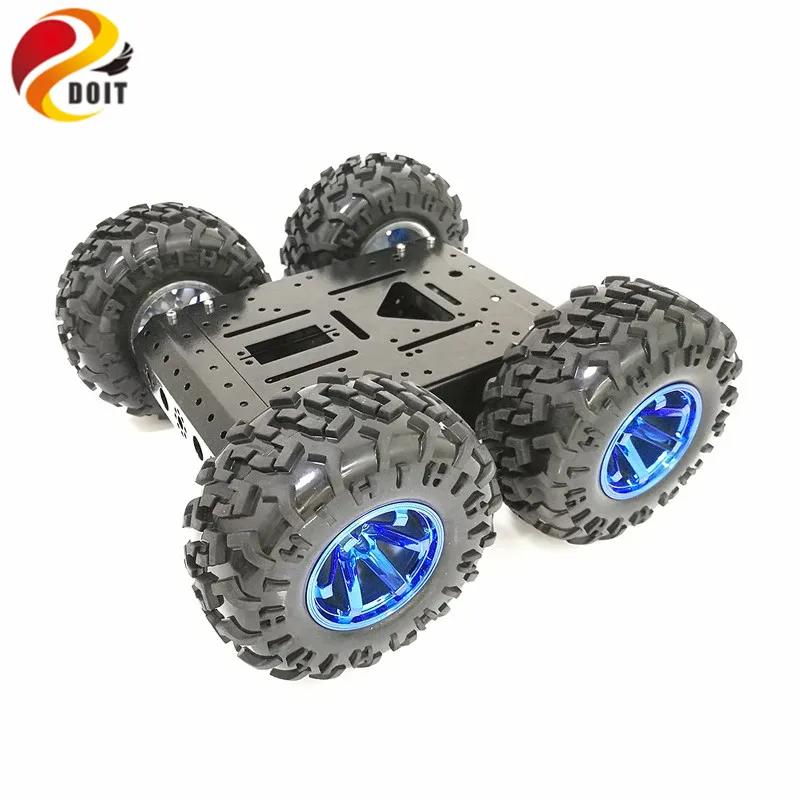 

W3 3WD Smart Robot Car Platform With Omni Universal Wheel, High Hardness Of Steel For Arduino DIY