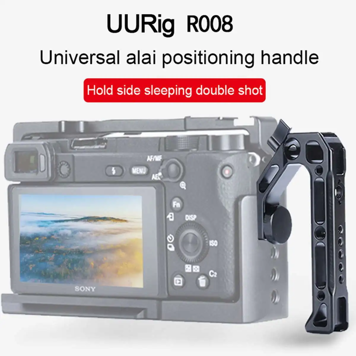 

UURig R008 for Sony A6400 DSLR Camera Protector Cage Universal Camera Handheld Bracket Aluminum Alloy Photography Stabilizer