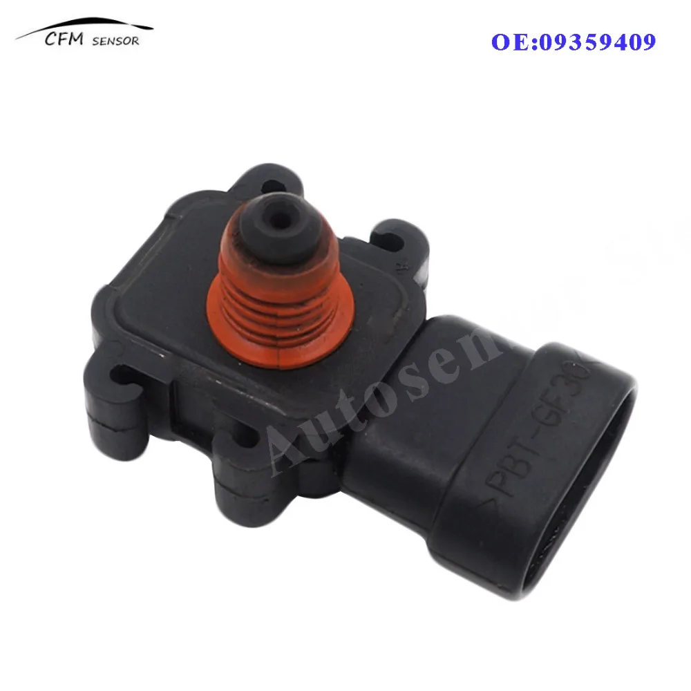 

09359409 NEW MANIFOLD ABSOLUTE PRESSURE MAP SENSOR FOR GM BUICK CADILLAC CHEVROLET GMC ISUZU OLDSMOBILE PONTIAC HUMMER SAAB