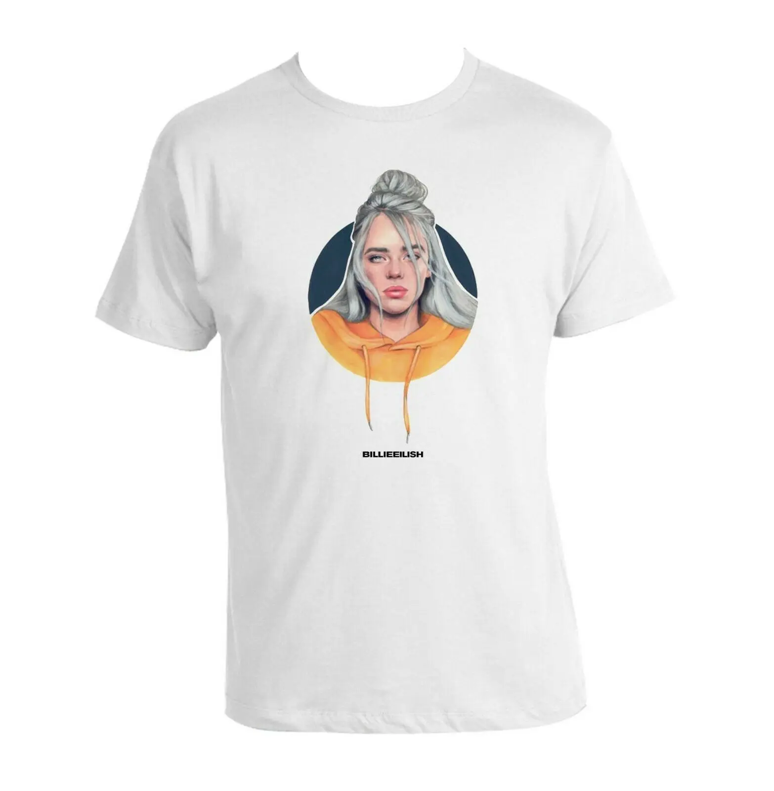 

Billie Eilish T-shirt 2019 Billie Eilish Unisex Music T-shirt 100% Cotton Summer Style Men T Shirt Top Tee Plus Size Harajuku