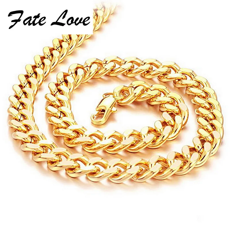 Fate Love New Collection Luxury Gold Color Thickness Chain ...