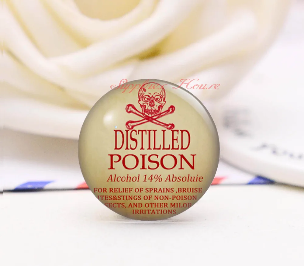 

Handmade Round Distilled Poison photo glass Cabochons, Jewelry Finding Cameo Pendant Settings, (F019-044-067)