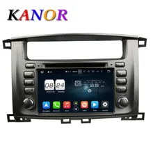 KANOR Android 6 0 Octa Core For Toyota Land Cruiser 100 Car DVD GPS Navigation Car