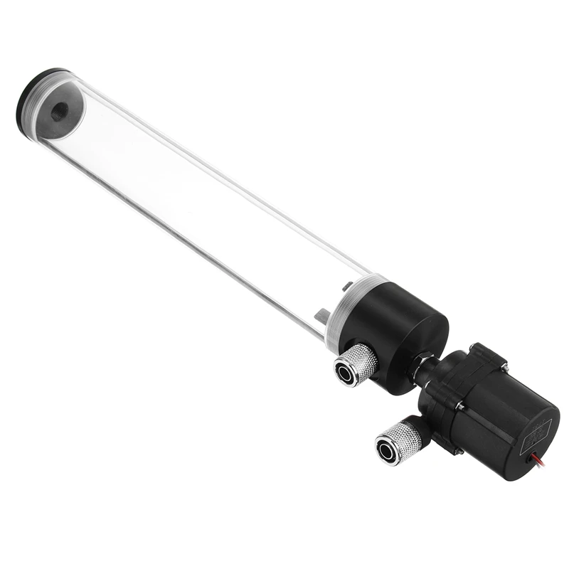 

310mm Cylinder Water Tank +G1/4 Thread 19W Pump Computer Water Cooling Radiator New Computer Water Cooling Cooler For CPU