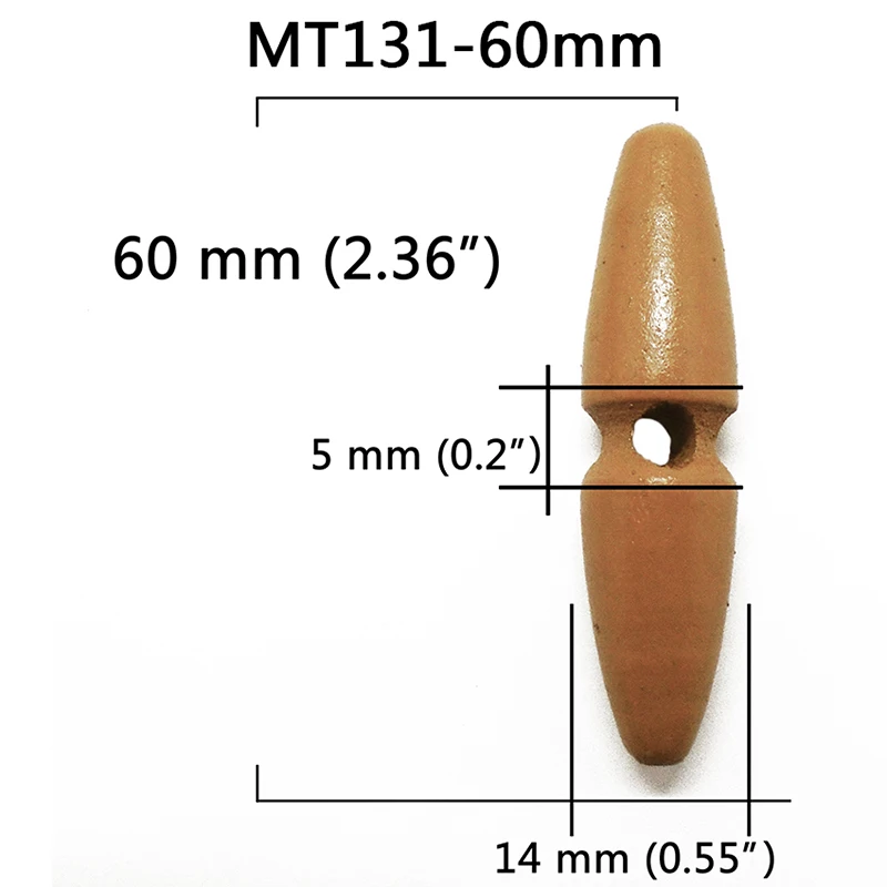 5 шт 50 шт 100 шт из натурального дерева рога большие деревянные пуговицы для шитья поделок Скрапбукинг сделай сам для одежды пальто ручной работы овальные пуговицы - Цвет: MT131-60mm