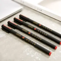 Корейский Канцелярские 0,3 мм элегантный милый черный финансы ручки Творческий гелевая ручка нейтральная ручки для написания офисные