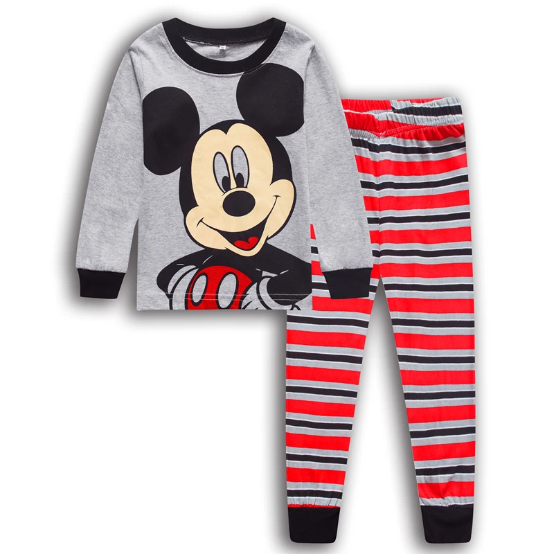 

Pajama Set Kids Girls Boys Toddler Sleepwear Cartoon Print Long Sleeve Toddler Infant Baby Pajamas Suit House Wear Spiderman