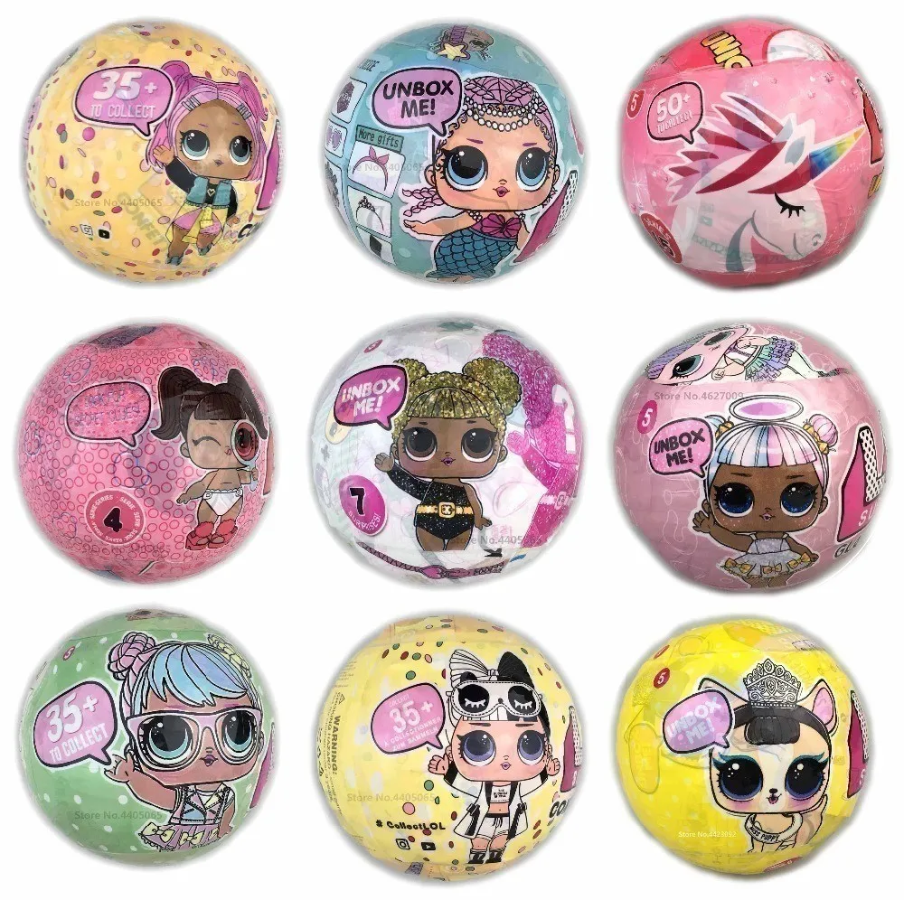 

Original Ball Surprises L.O.L Dolls Color Change LOLS Egg Confetti Pop Dress Doll Magic Ball Action Figure Kids Toys For Gifts