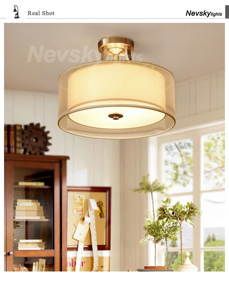 Потолочный светильник в фойе Лампа потолочная для кухни Потолочные светильники для гостиной светодиодная люстра потолочная для спальни стеклянное освещение в интерьере латунная лампа для кухни led лампа с абужуром