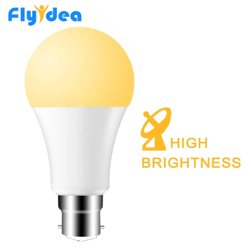 

Garden garage Radar Penetrate Light Lamp Radar Smart Auto Switch B22 15W 20W 110-265V LED Light Bulb Dusk to dawn Motion Sensor