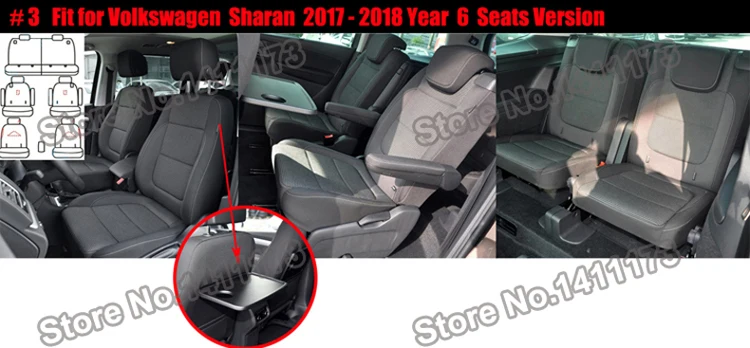 CARTAILOR автомобиля Защитные чехлы для сидений укладки белье и шелк льда для Volkswagen VW Sharan 2012 сиденье покрытие для интерьера комплект
