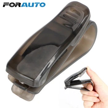 

FORAUTO Car Glasses Clip Case Vehicle Sun Visor Sunglasses Eyeglasses Storage Holder Auto Fastener Clip Auto Accessories