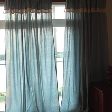 Винтажная деревенская хлопковая занавеска grogram, французские Оконные Занавески для кухни, занавески для гостиной, спальни, 1,75 м* 1,75/2,55 м