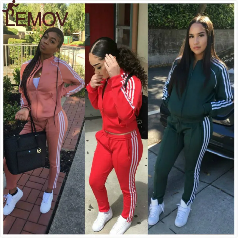 

2 PiecesTrainning & Exercise Sets for Women Tops and Long Casual Pants Plus Size Sport Terylene Summer Jogging Suits for Women