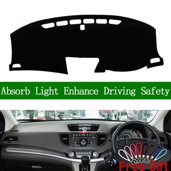 

For Honda CRV 2012 2013 2014-2016 Right Hand Drive Dashboard Cover Car Stickers Sun Shade Dash Mat Carpet Interior Accessories