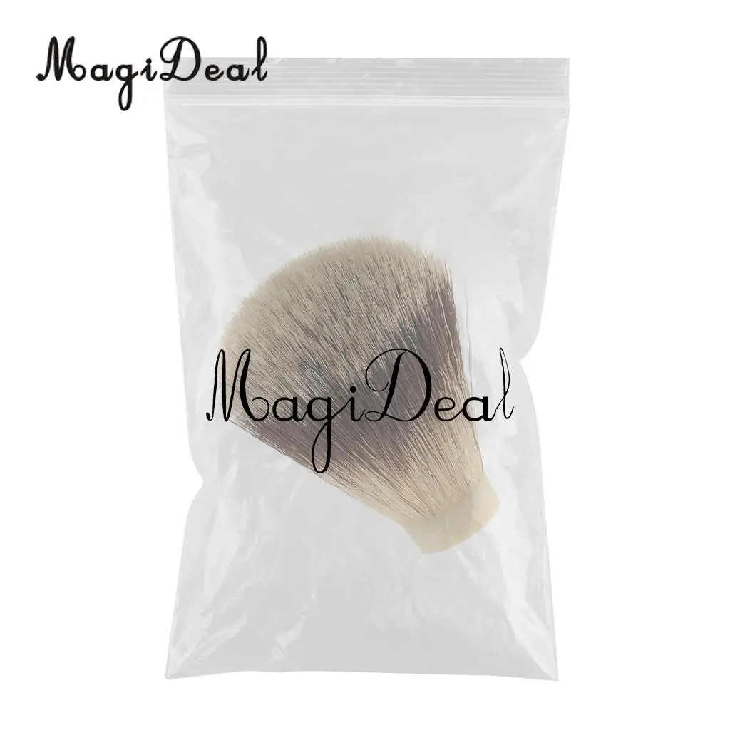 MagiDeal Nylon Shaving Brush Knot for Men Salon Hair Ramoval Cutting Dust Men Facial Beard Cleaning Appliance