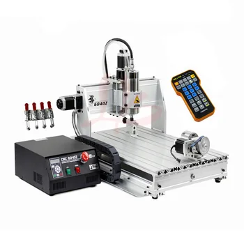 

Limit Switch (USB Port) Wood Router lathe 6040 2.2KW CNC Spindle Metal Stone Carving Machine with Mach 3 control