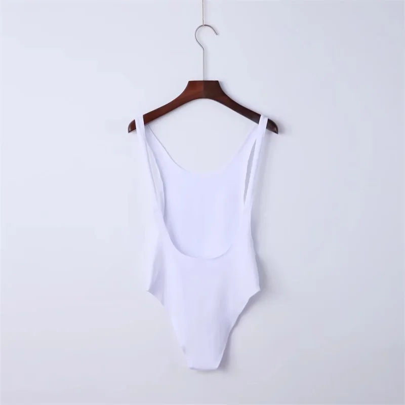 green bodysuit Women Vest Body With Scoop Back Sexy Deep Scoop neckline and back Bodysuits cut out bodysuit