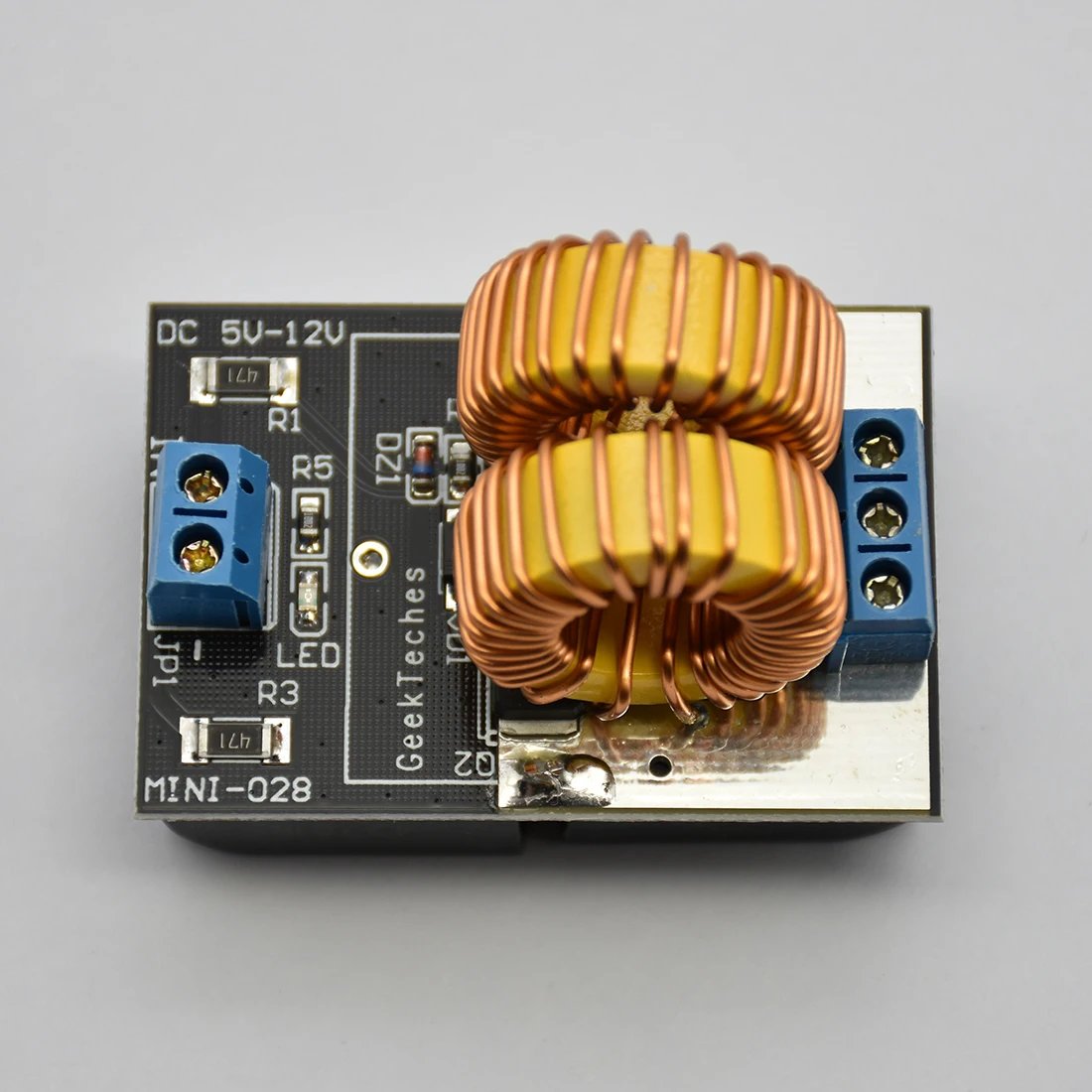 low cost  5V~12V Zero Voltage Switching ZVS Induction Heating Power Supply Module with Coil Power Supply Heat