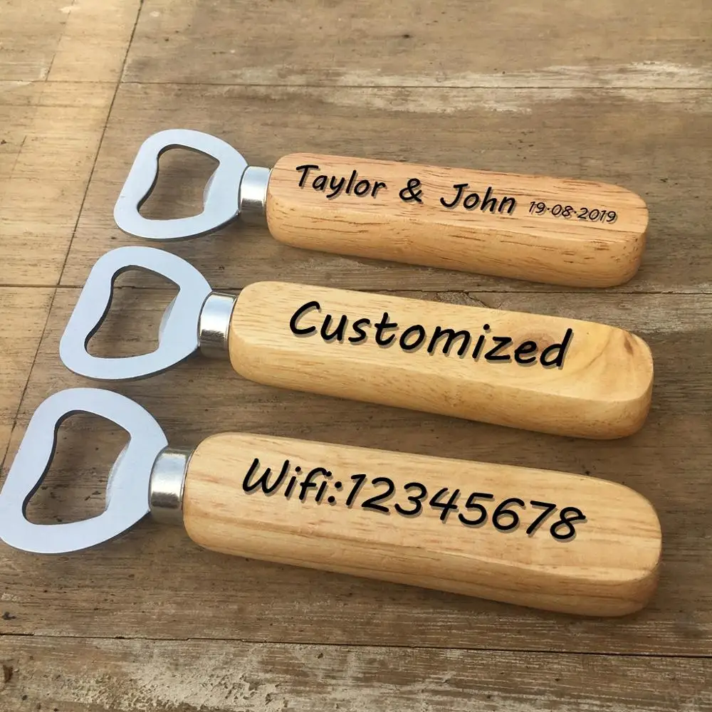 

Personalize DIY Wedding Warming Engraved Name Best Man Bottle Opener Corkscrew Knife Birthday Gift Guest Party House Decoration