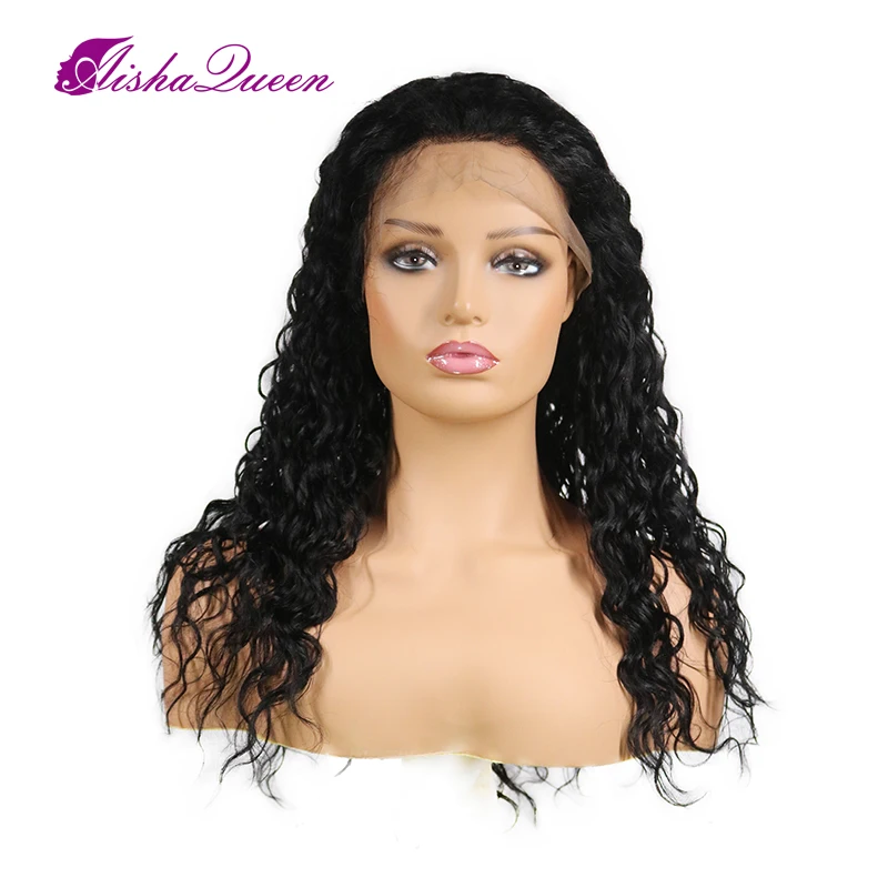 Brazilian Remy Glueless Lace Front Wig Human Hair Wigs Deep Curly Free Part For Black Women No Tangle | Шиньоны и парики