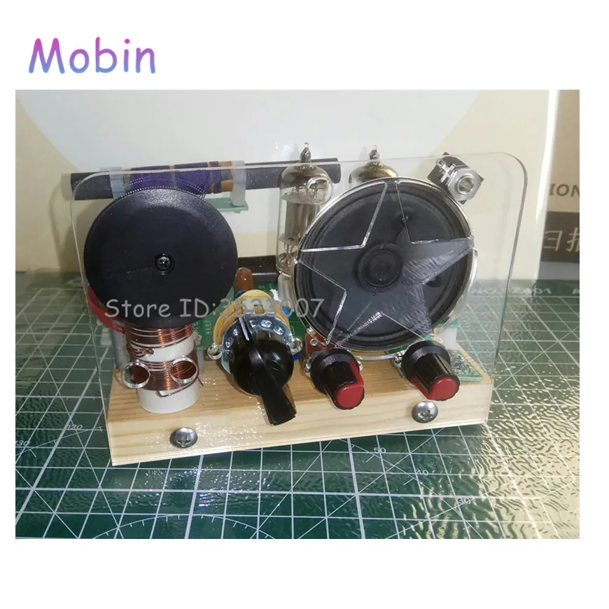 DC tube shortwave mediun wave radio kit