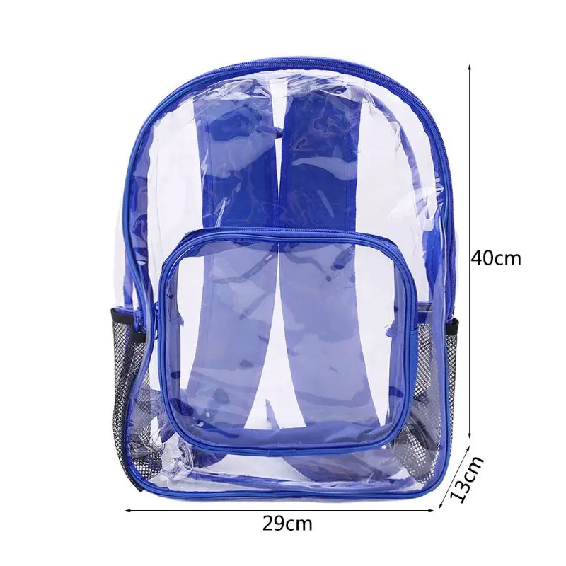 clear backpack for men