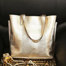 Новинка г. Простые Модные дизайнеры марки Сумки Для женщин композитный мешок Для женщин крокодил узор Мужская тотализаторов+ Женские Кошельки