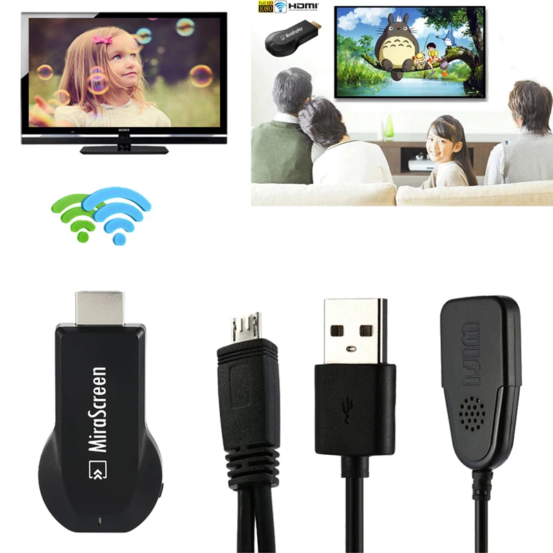 2,4G/5G 4K беспроводной WiFi зеркальный Кабель HDMI адаптер 1080P дисплей ключ для iPhone samsung Xiaomi huawei Android телефон к телевизору