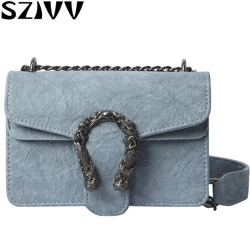 

SZIVV Bags For Women 2019New Fashion Version Of Luxury Handbags For Girls Black Red Brown Chains Evening Clutches Crossbody Bags