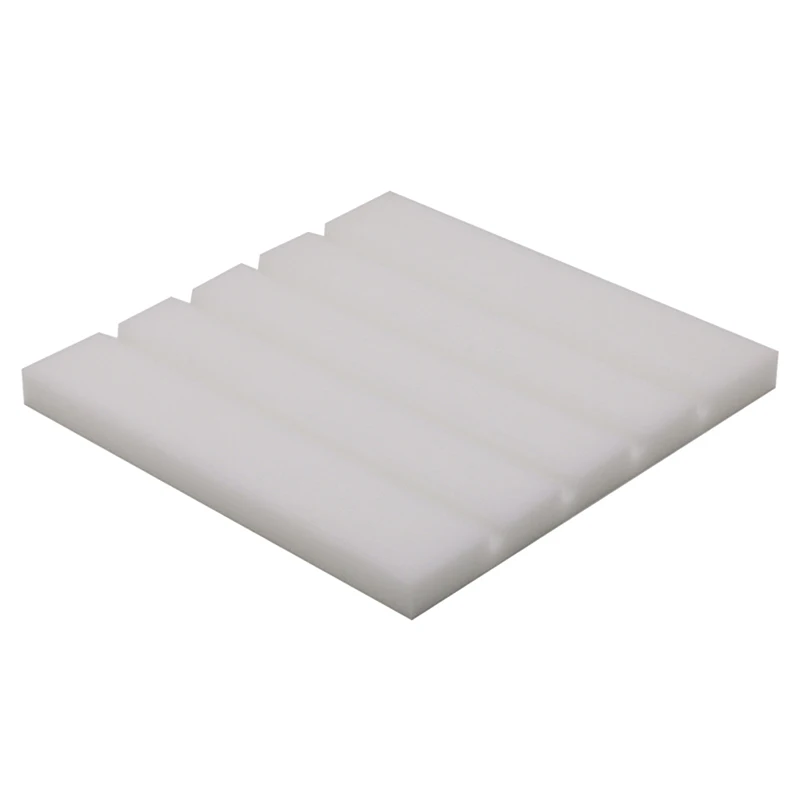 1pcs 25x25x2cm High Density Foam Soundproofing Foam Anti Static Pin Insertion Sound-Absorbing Noise Sponge Foams - Color: white