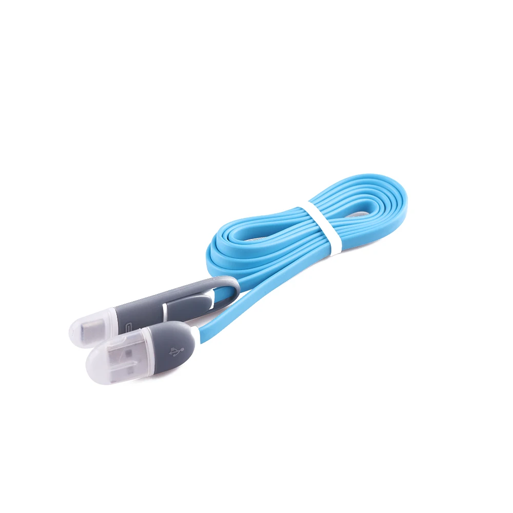 

1PC 2 in 1 Micro usb cable + Type c Adapter USB-C Jack Type-c Converter for Xiaomi 5 mi4C mi5 Letv Huawei P9 Nokia oneplus 3 1 m