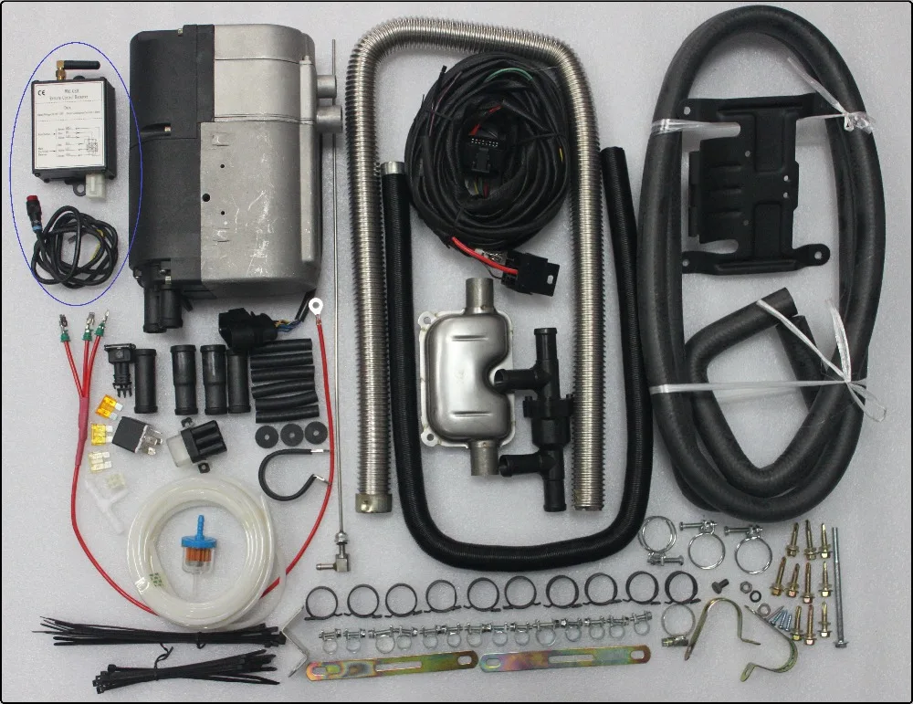 GSM пульт дистанционного управления + подарок 5 кВт 12 В водонагреватель бензина для
