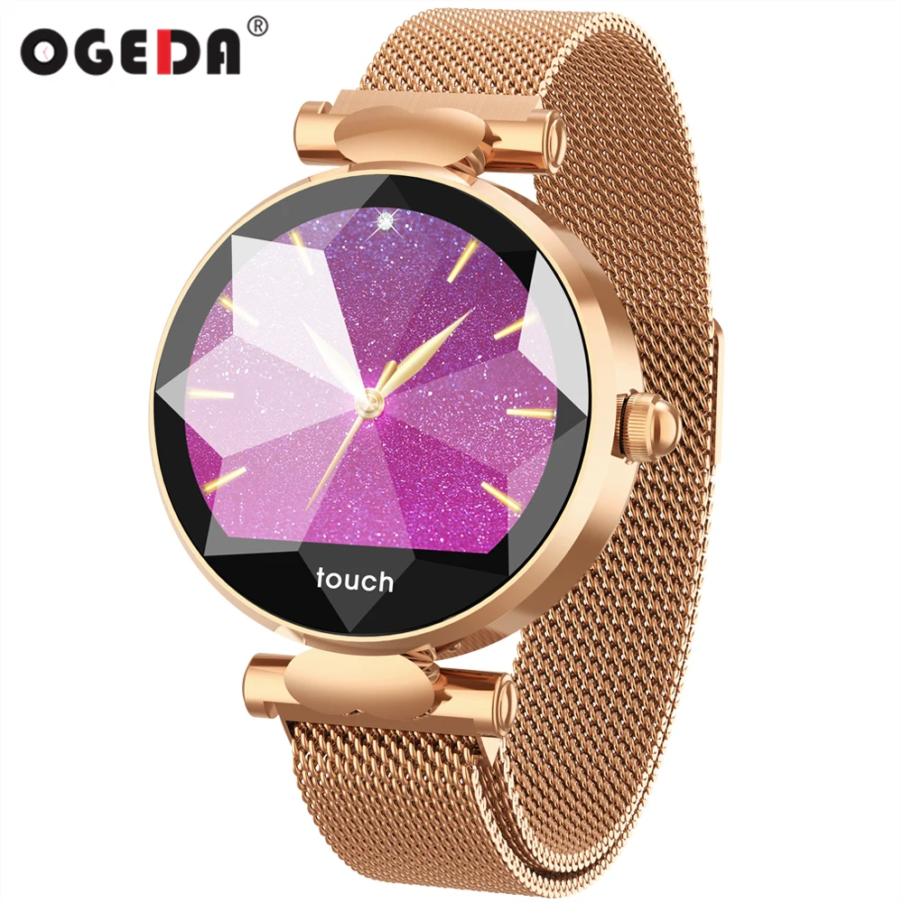 OGEDA B80 Fashion Women Smart Watch Fitness Tracker Smartwatch Heart Rate Blood Pressure Monitoring Bracelet Female Models  | Отзывы и видеообзор