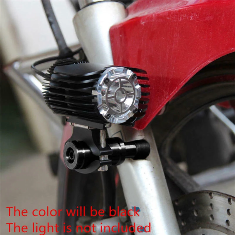 2x M6 болт CNC мотоцикл Головка Кронштейн для светодиодной лампы монтажный пост бар Опора с зажимом бар зажим для электромобиля передний поворотный свет