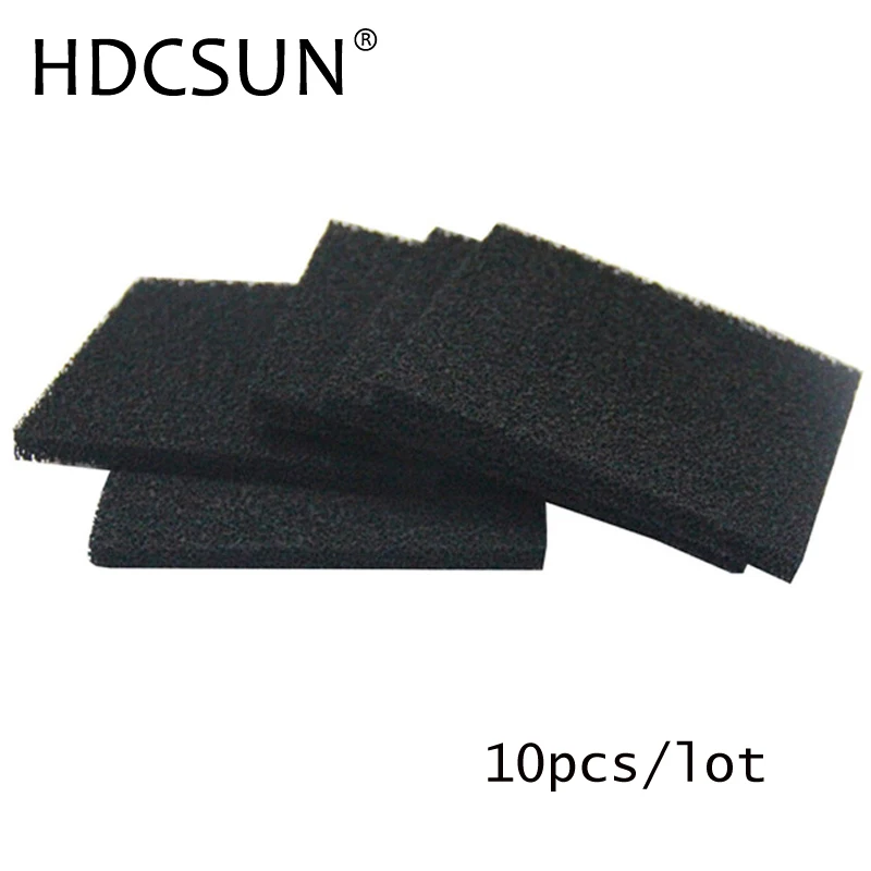 

10 pcs high quality Activated Carbon Filter Sponge for Hakko 493 Solder Smoke Absorber ESD Fume Extractor size 13cm*13cm